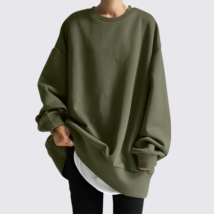 Oversized Long Sleeve Sweatshirt for Women