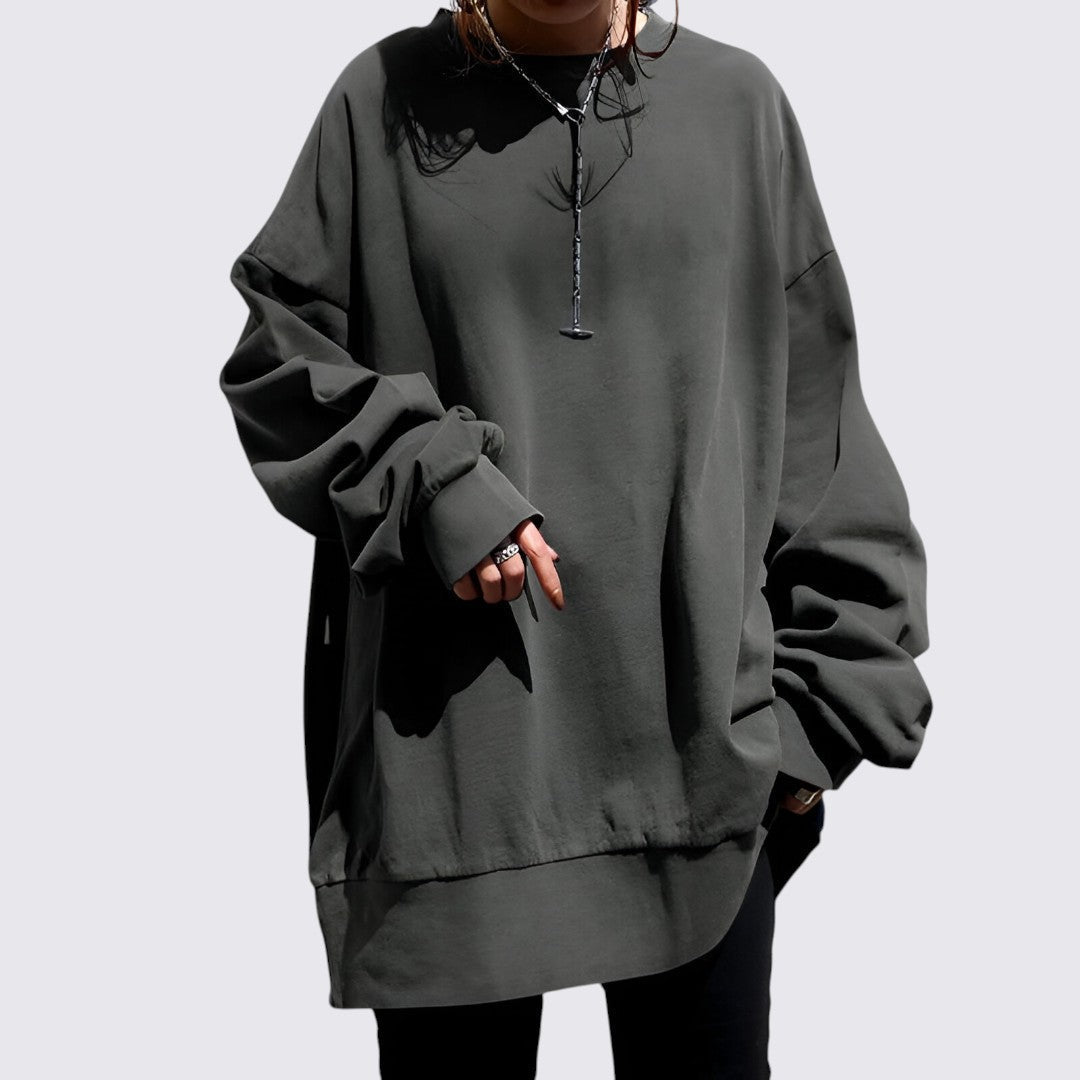 Oversized Long Sleeve Sweatshirt for Women