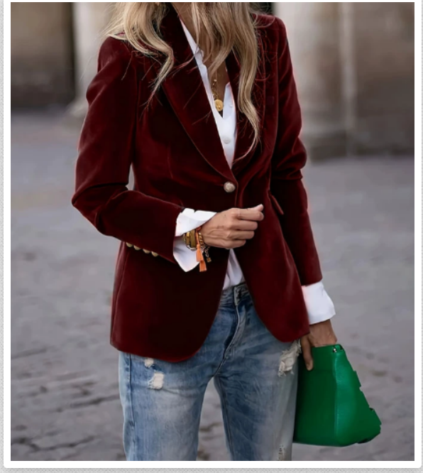 Sophisticated Velvet Jacket for Women