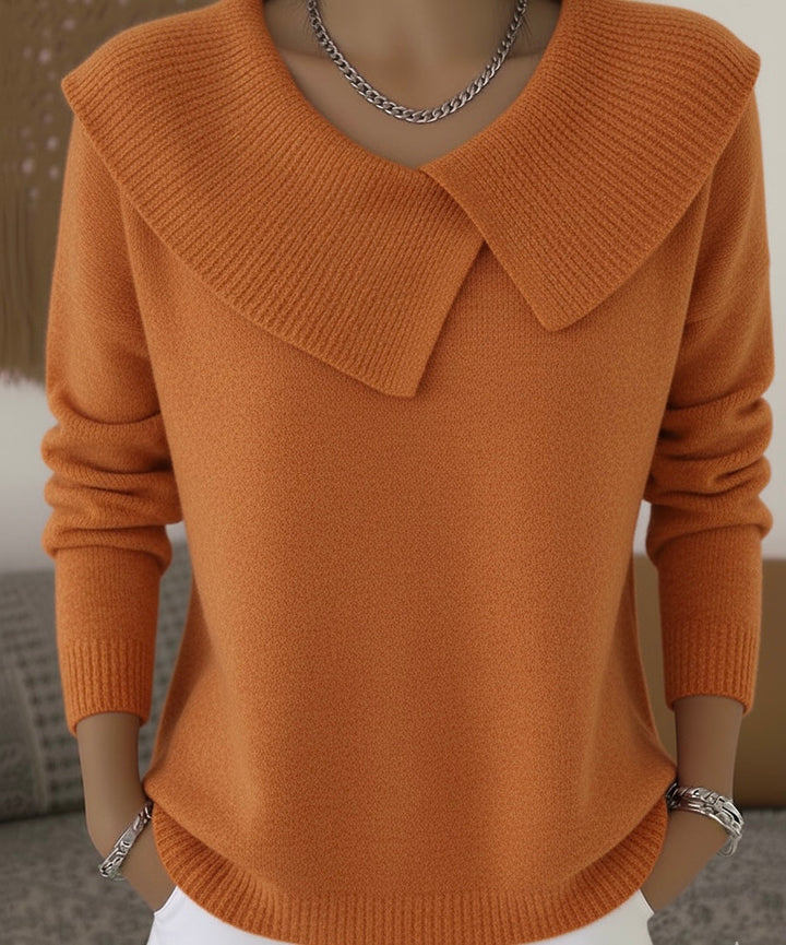 Women's Knitted Ribbed sweater
