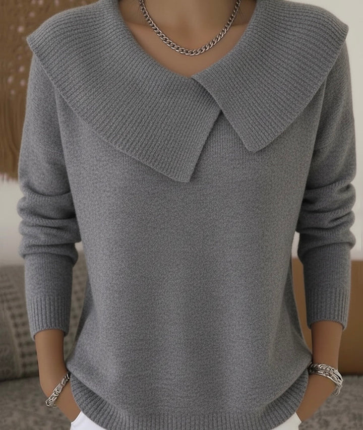 Women's Knitted Ribbed sweater
