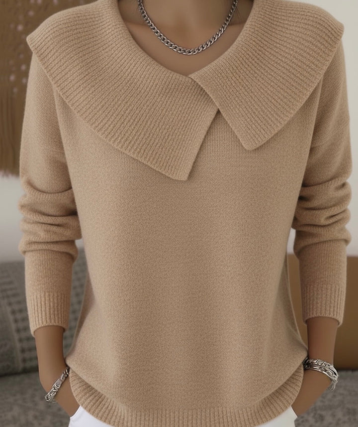 Women's Knitted Ribbed sweater