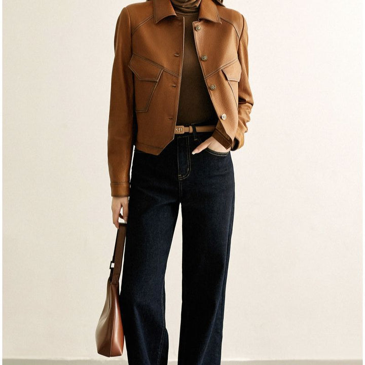 Heritage Leather Jacket by Clara Styles