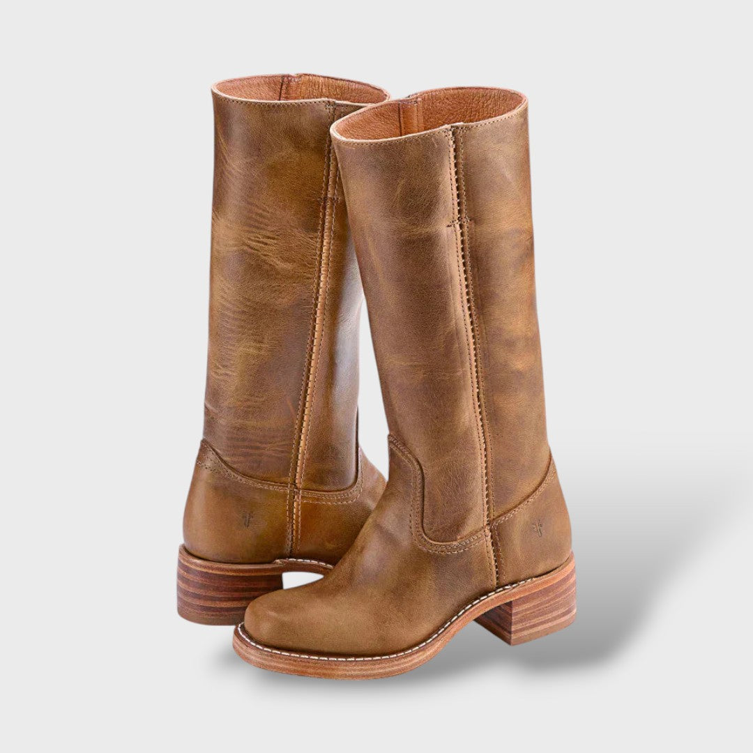 Women's Knee High Boots with Structured Sole | Comfortable Slim Fit Tall Boots for Everyday Walking and Versatile Style