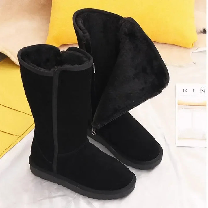 Warm women's snow boots - Comfortable winter boots with soft lining