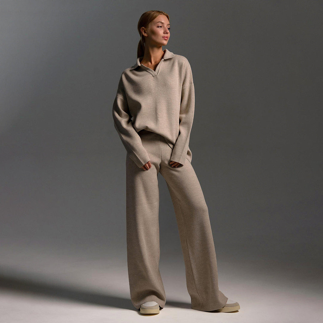Wide Leg Pants Set for Women