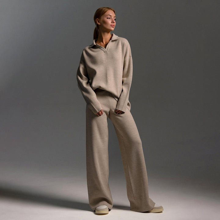 Wide Leg Pants Set for Women