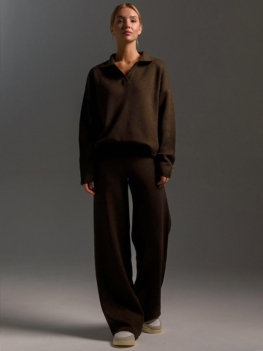 Wide Leg Pants Set for Women