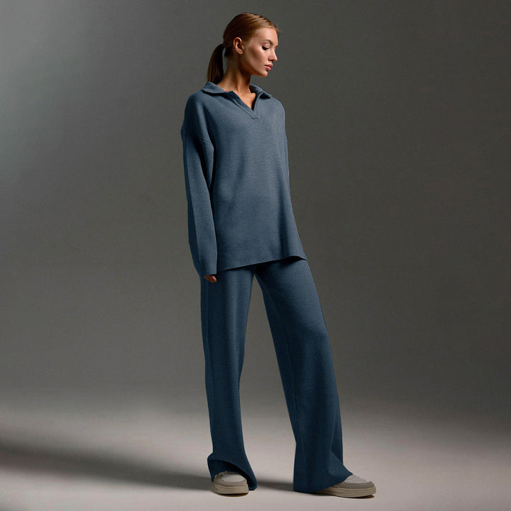 Wide Leg Pants Set for Women