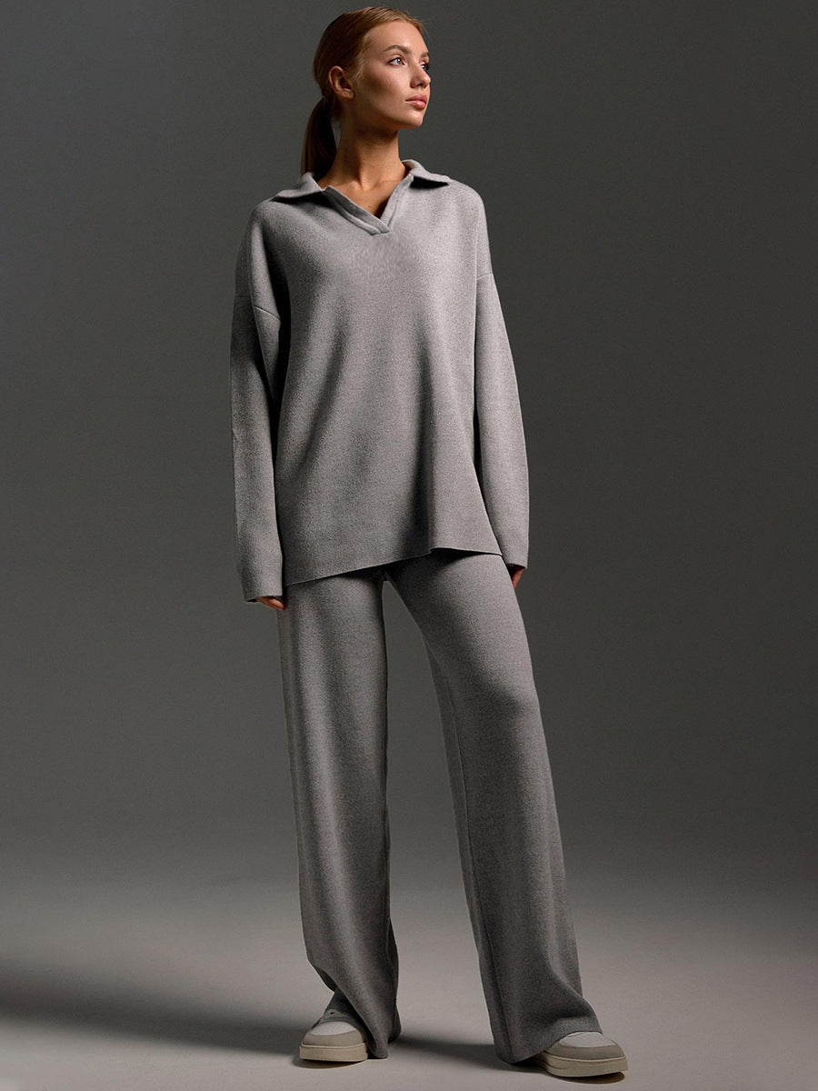 Wide Leg Pants Set for Women