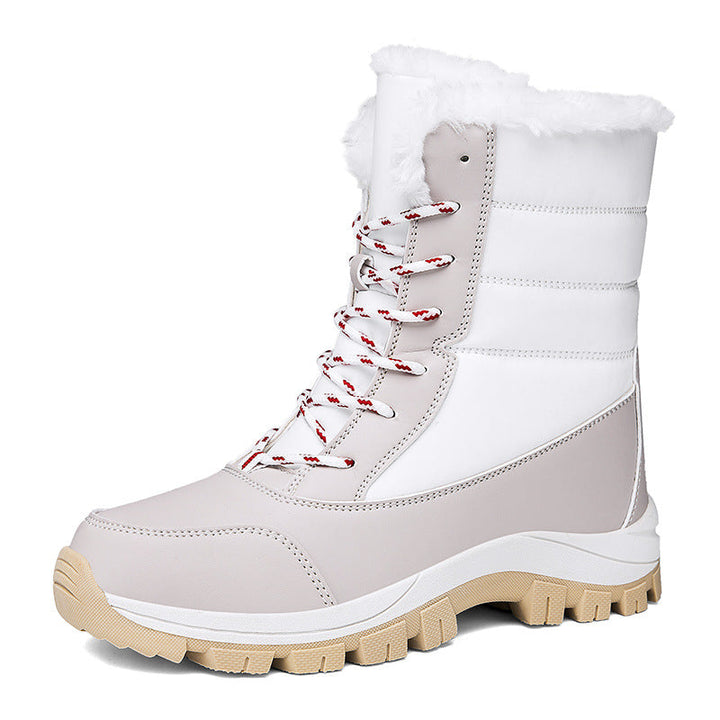 Waterproof women's snow boots - insulated winter boots with non-slip soles