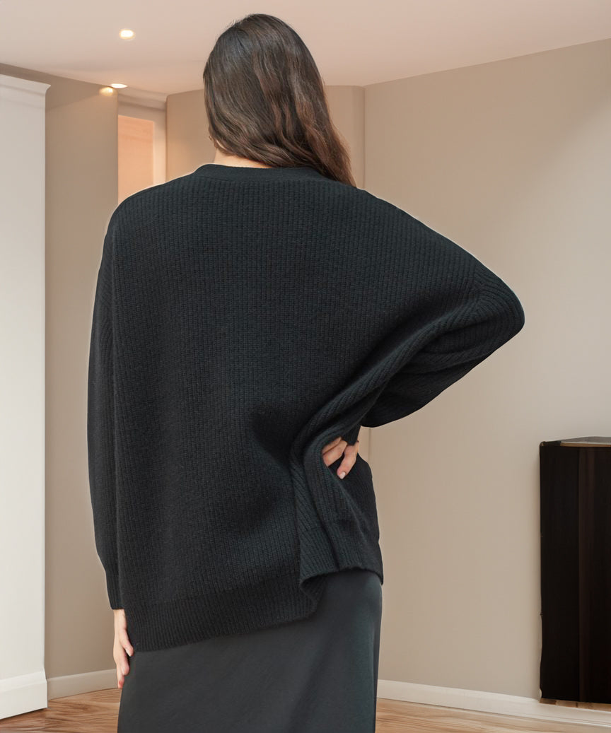 Oversized cardigan with button details for coziness