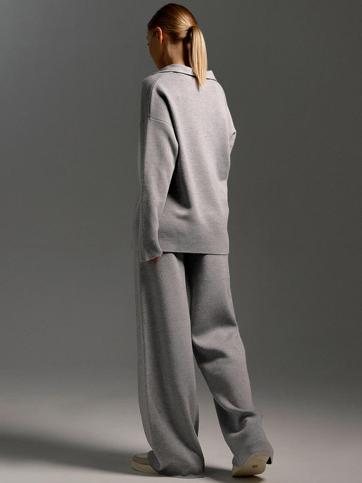 Wide Leg Pants Set for Women