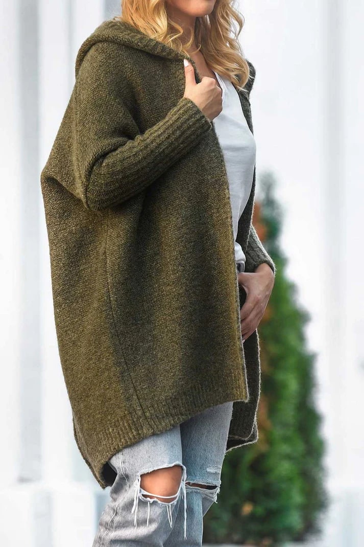 Women’s Stylish Oversized Hoodie Cardigan – Relaxed Fit Premium Knit