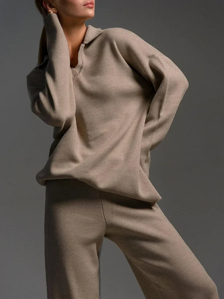 Wide Leg Pants Set for Women