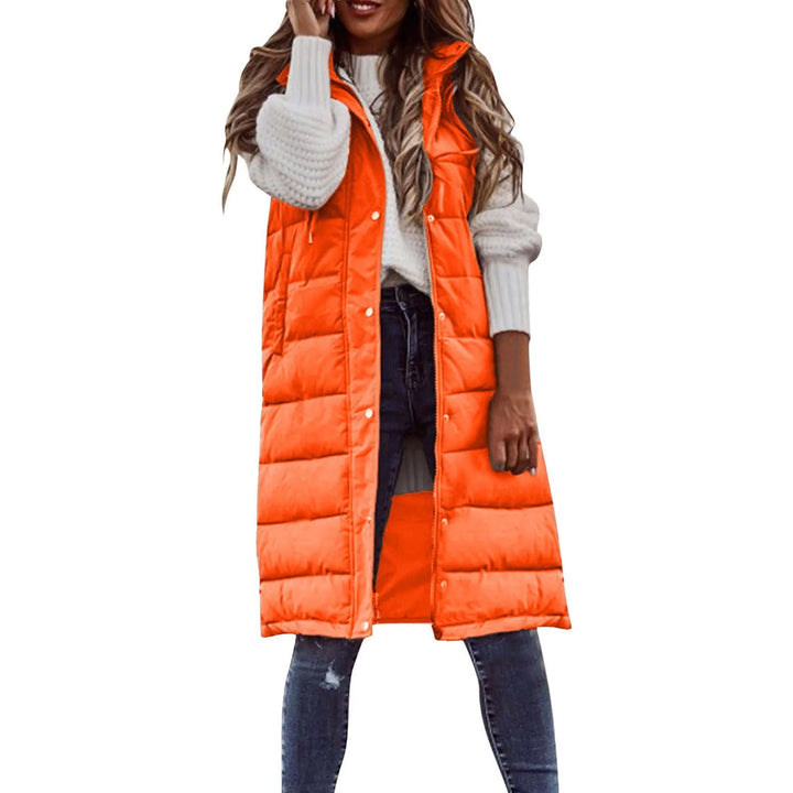 Long Puffer Vest for Women