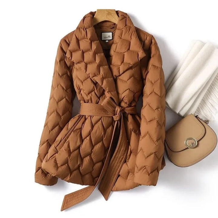 Lila Padded Overcoat