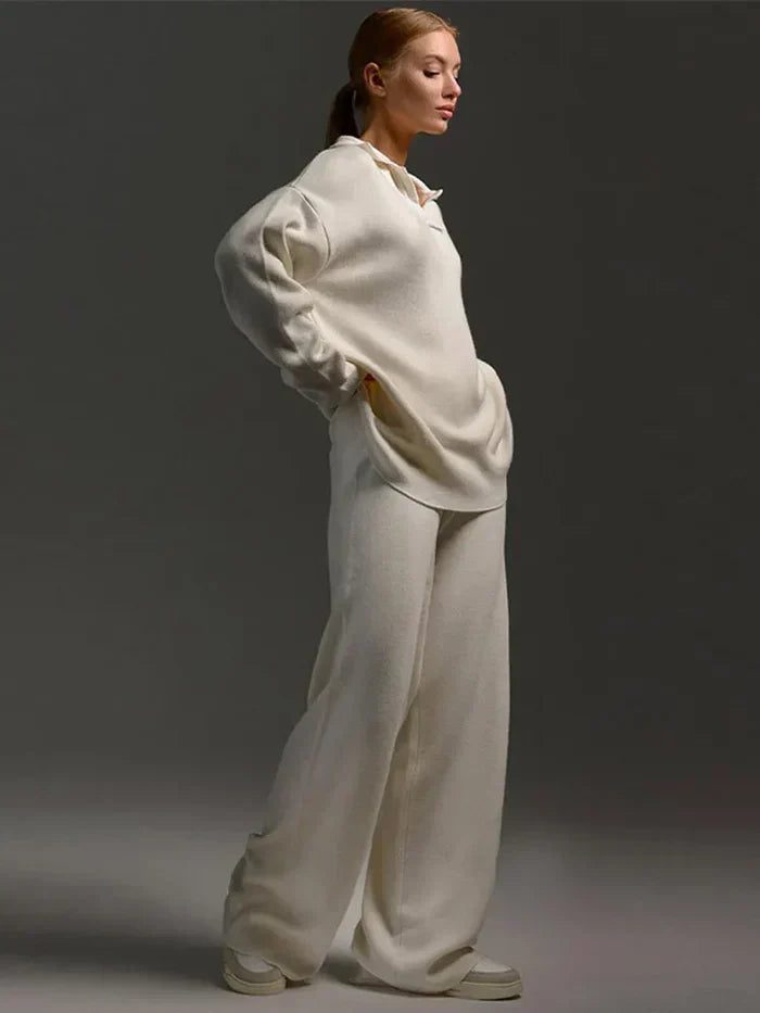 Wide Leg Pants Set for Women