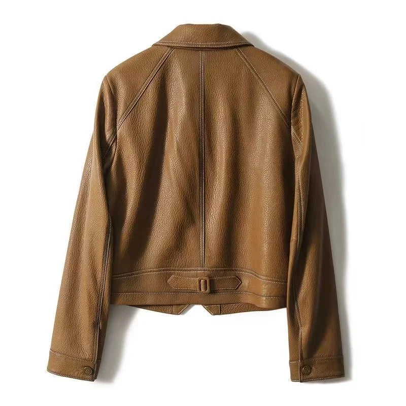 Heritage Leather Jacket by Clara Styles
