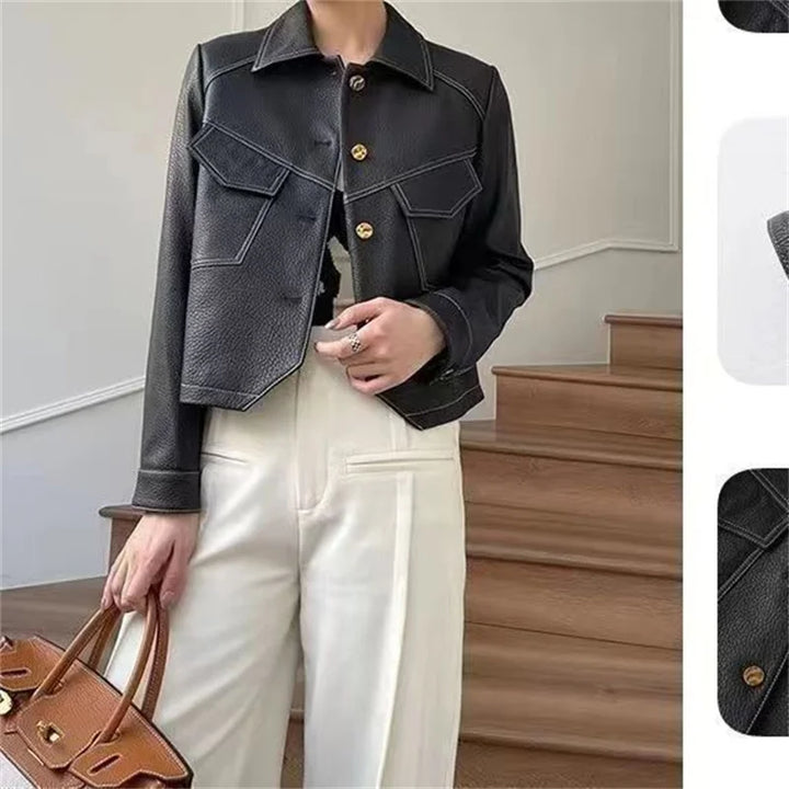 Heritage Leather Jacket by Clara Styles