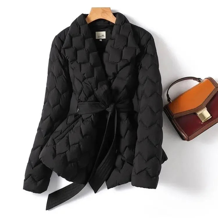 Lila Padded Overcoat