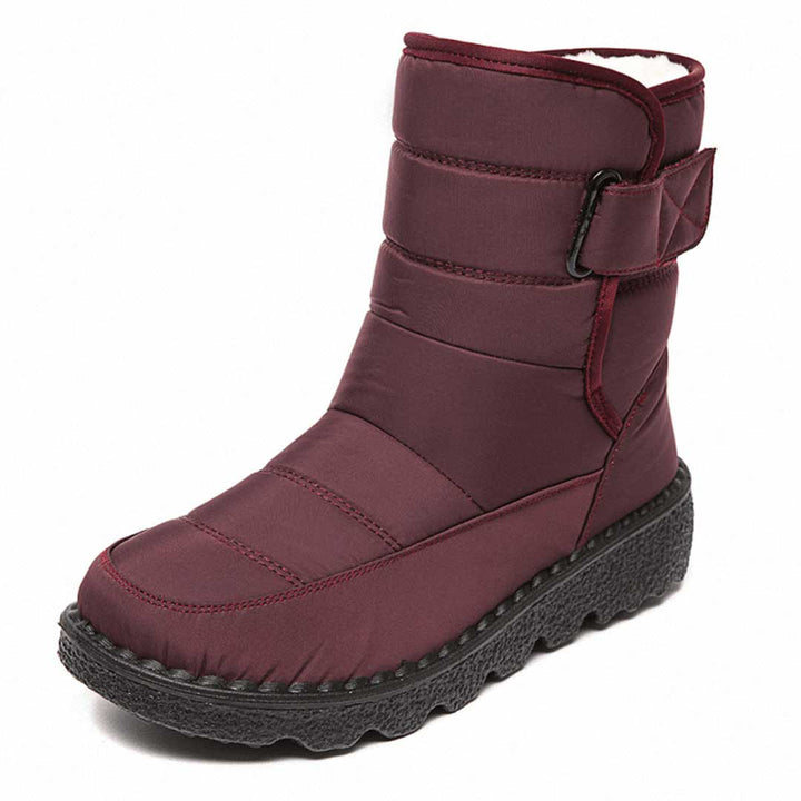Waterproof and windproof women's snow boots - Warm winter boots for snow and rain