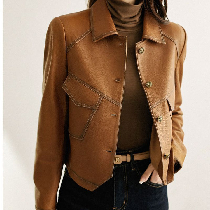 Heritage Leather Jacket by Clara Styles