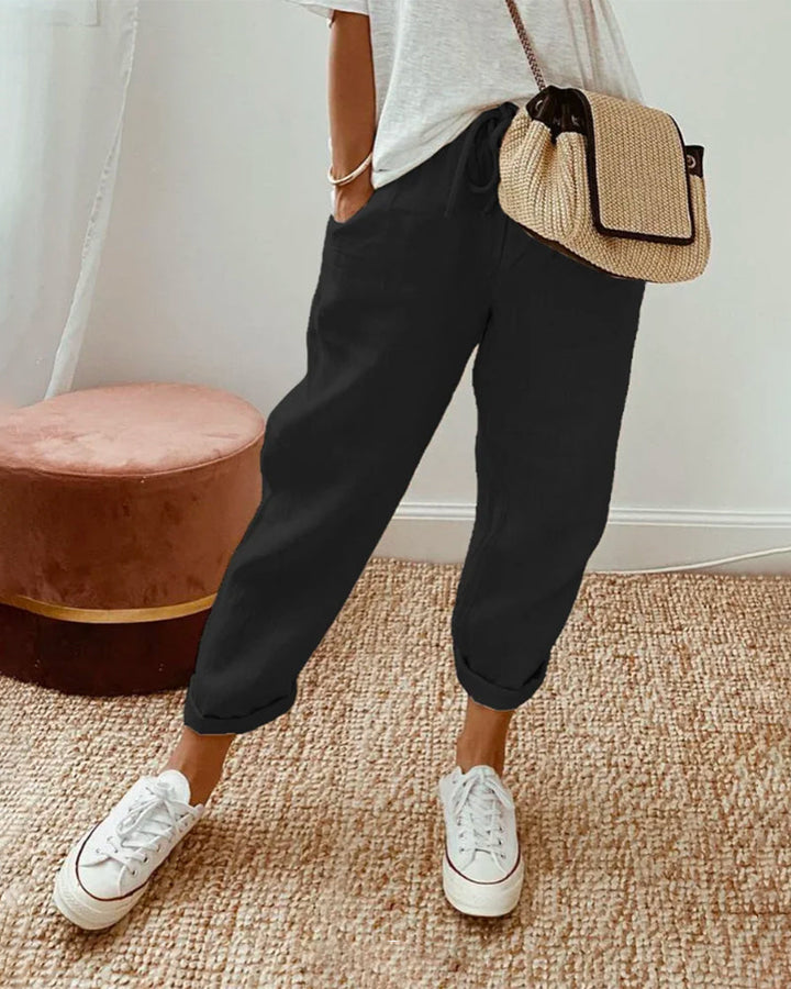 Breathable Linen Pants for Warm Weather