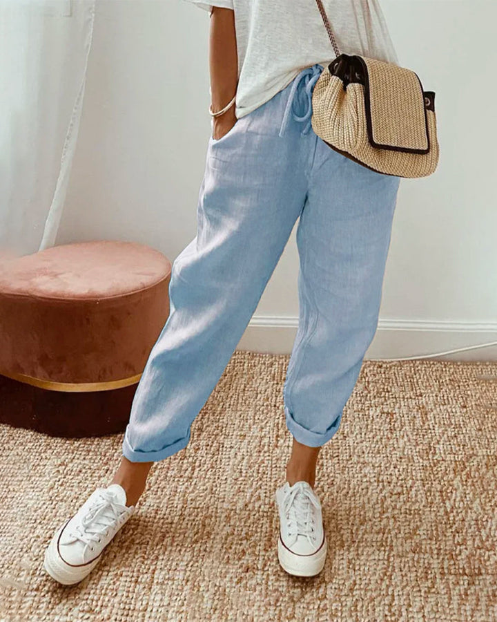 Breathable Linen Pants for Warm Weather
