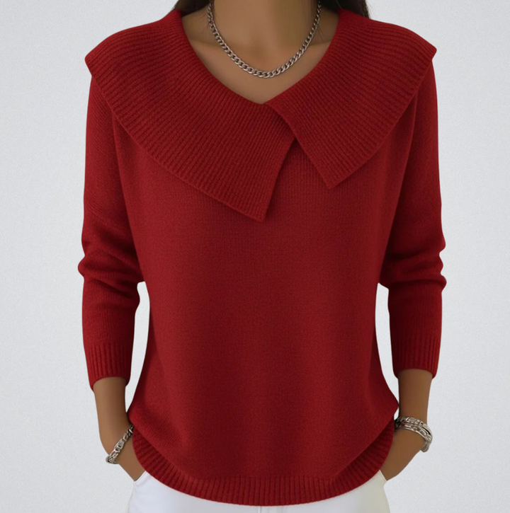 Women's Knitted Ribbed sweater