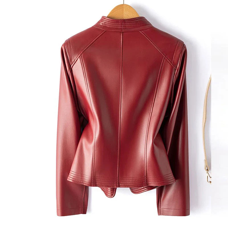 Riley Leather Biker Jacket