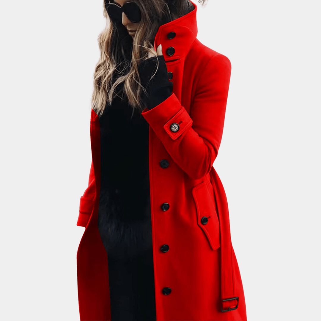 Sophia's Chic Insulated Overcoat