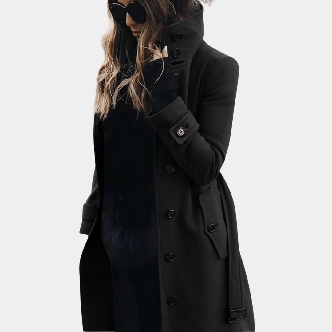 Sophia's Chic Insulated Overcoat