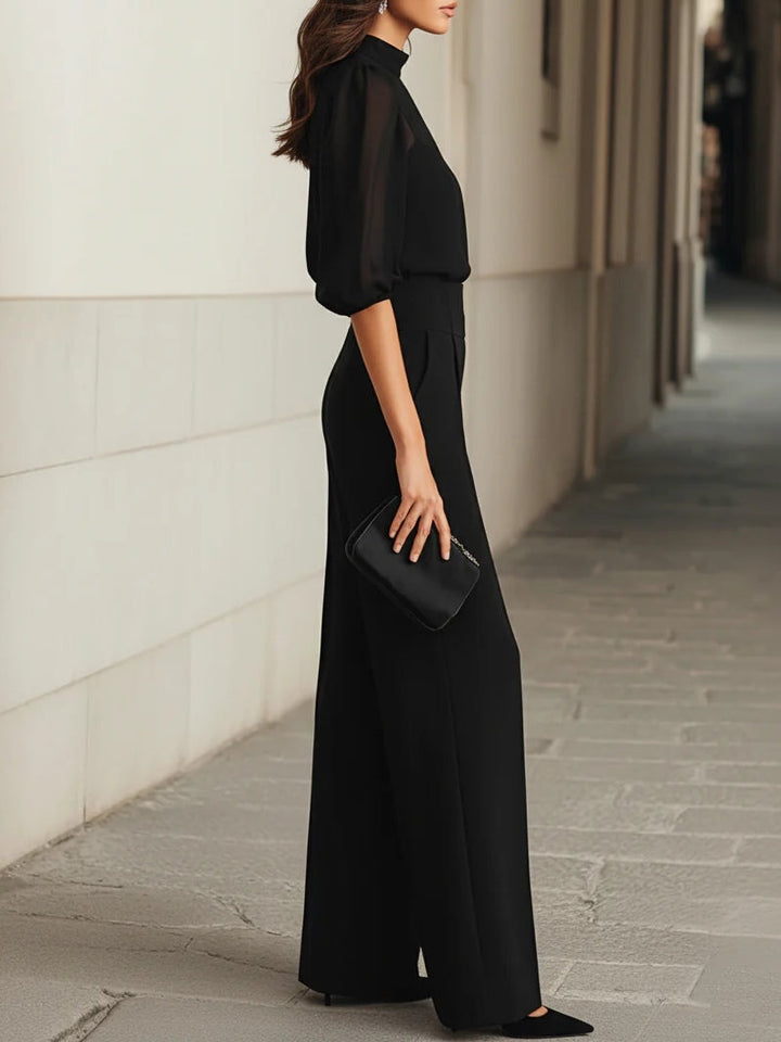 Emma | Stylish Black Three-Piece Suit Set