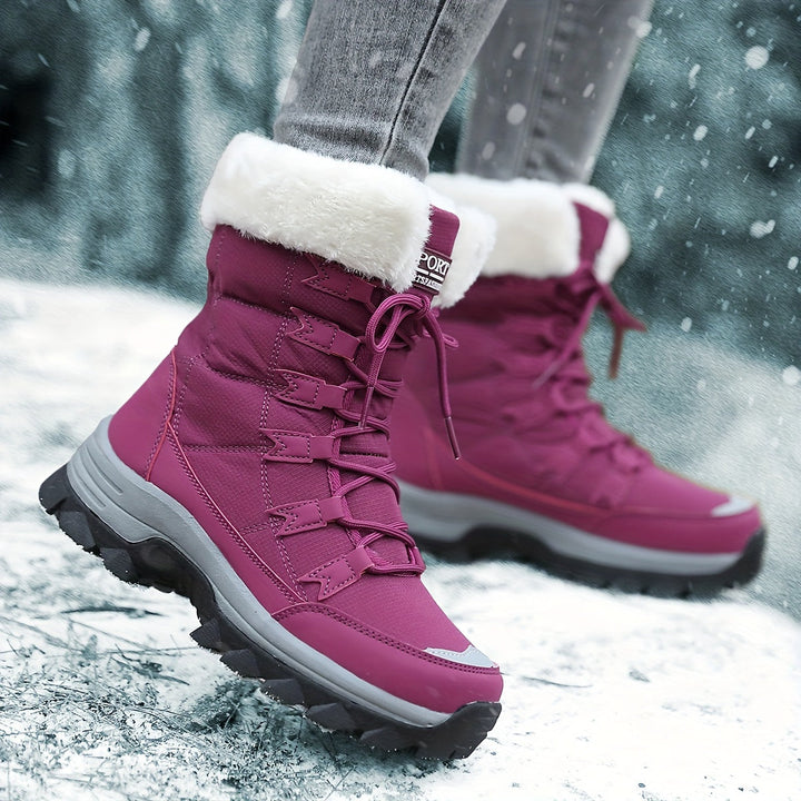 Lace-Up Winter Boots for Women