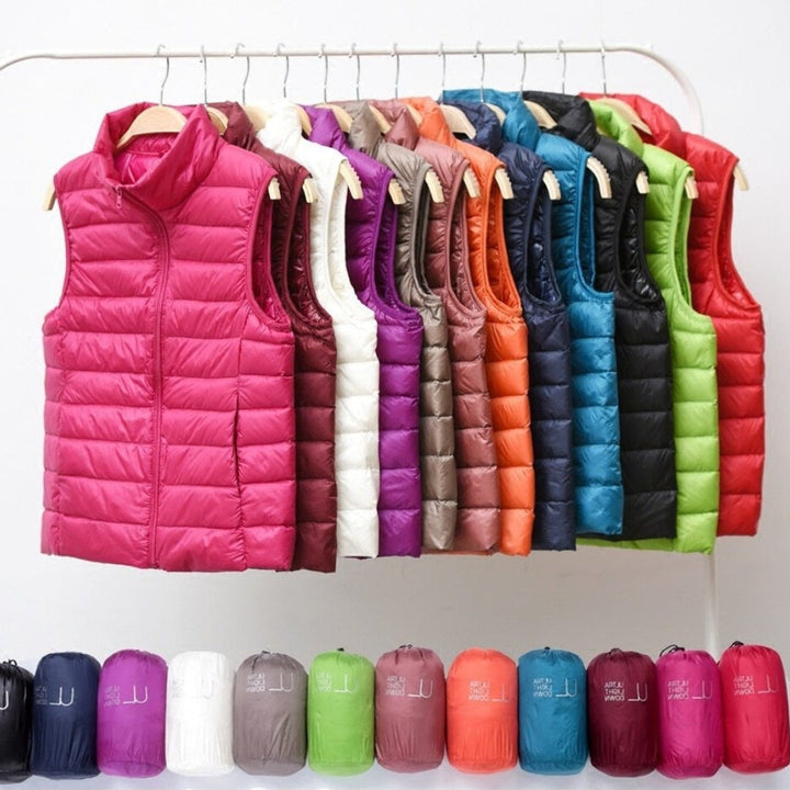 Amaia | Women's Ultralight Padded Sleeveless High-Neck Vest