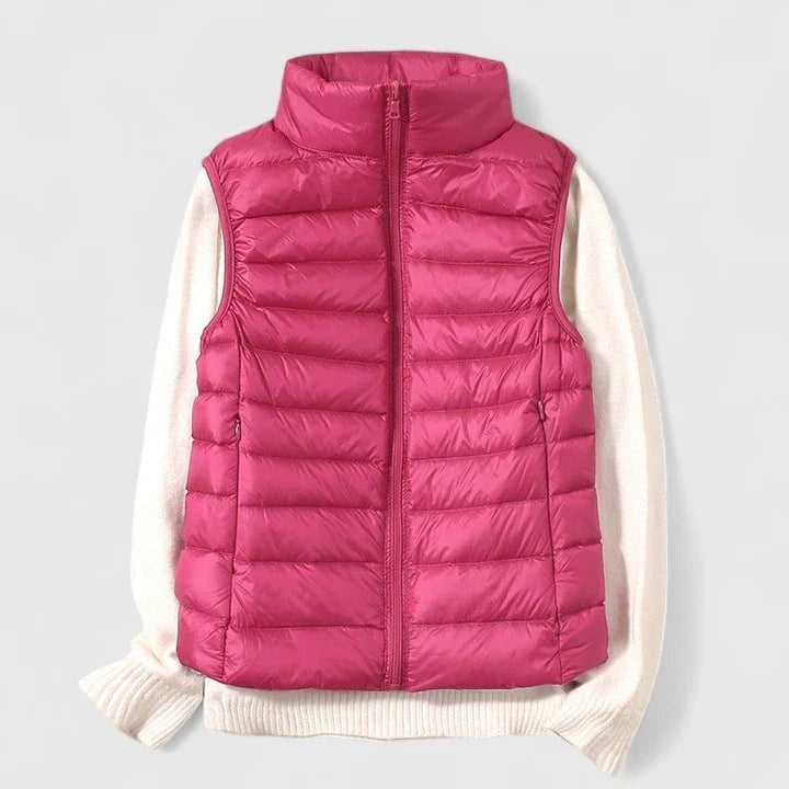 Amaia | Women's Ultralight Padded Sleeveless High-Neck Vest