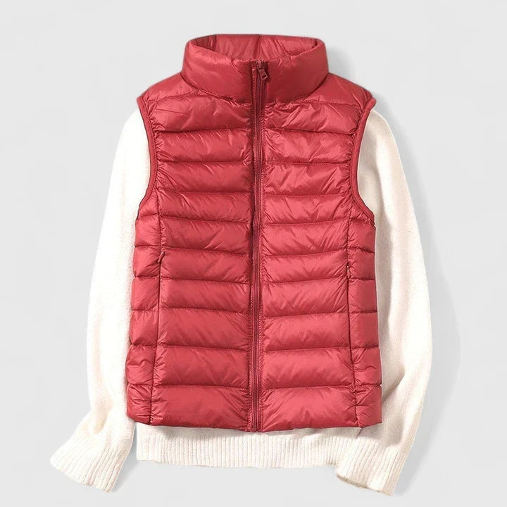Amaia | Women's Ultralight Padded Sleeveless High-Neck Vest