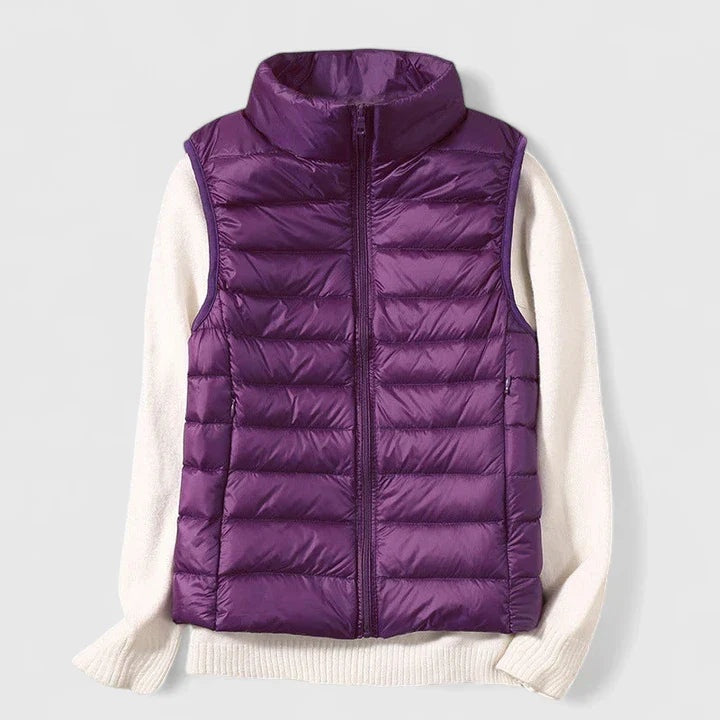 Amaia | Women's Ultralight Padded Sleeveless High-Neck Vest