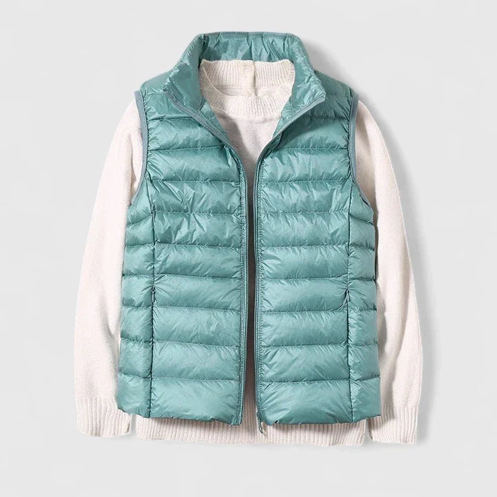 Amaia | Women's Ultralight Padded Sleeveless High-Neck Vest