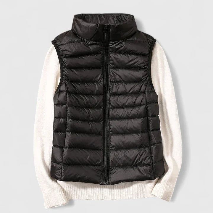 Amaia | Women's Ultralight Padded Sleeveless High-Neck Vest