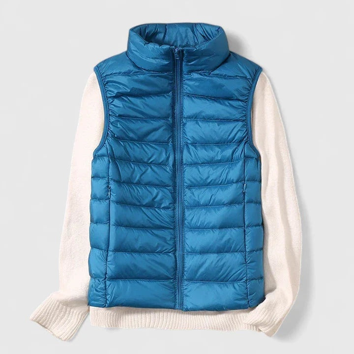 Amaia | Women's Ultralight Padded Sleeveless High-Neck Vest