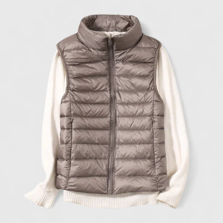 Amaia | Women's Ultralight Padded Sleeveless High-Neck Vest