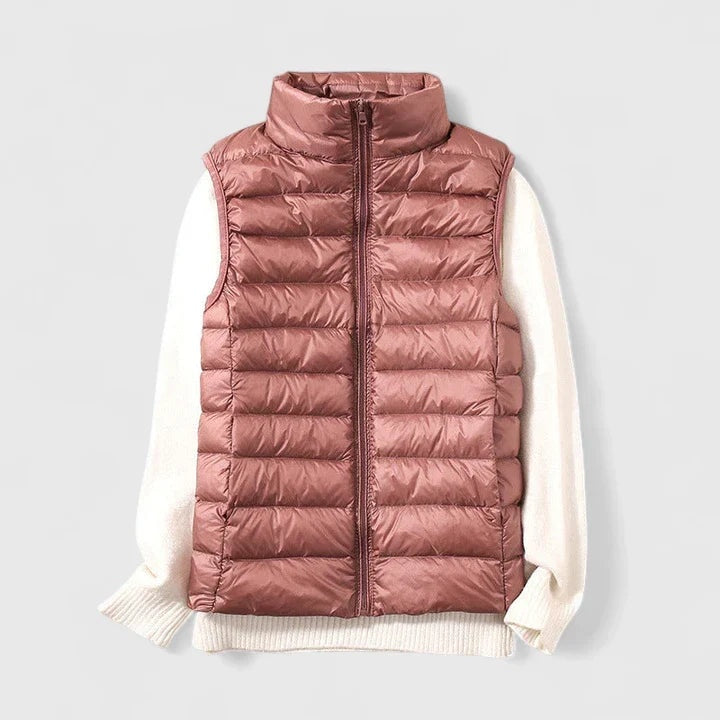 Amaia | Women's Ultralight Padded Sleeveless High-Neck Vest