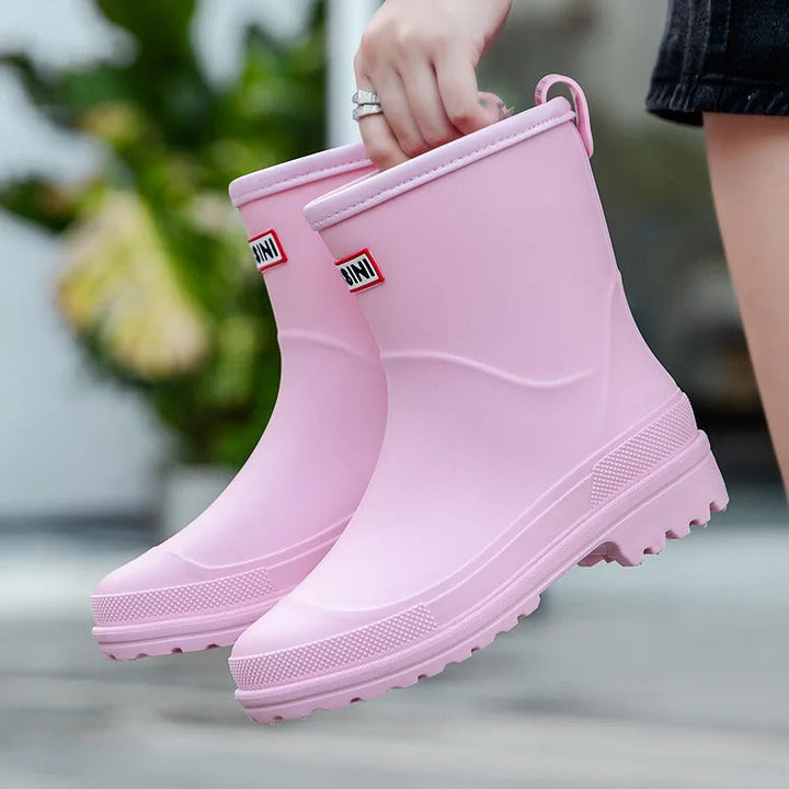 HydraWalker 2.0 | Chic Waterproof Mid-Calf Rain Boots for Ladies