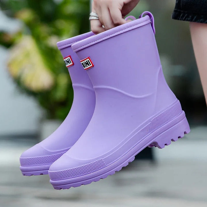 HydraWalker 2.0 | Chic Waterproof Mid-Calf Rain Boots for Ladies