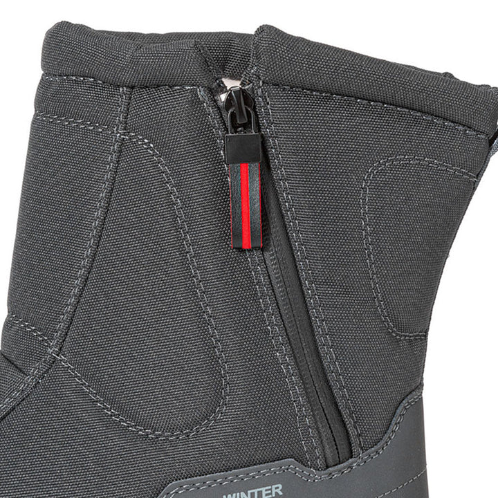 Women's winter boots with side zipper - waterproof, non-slip, durable snow boots with warm lining