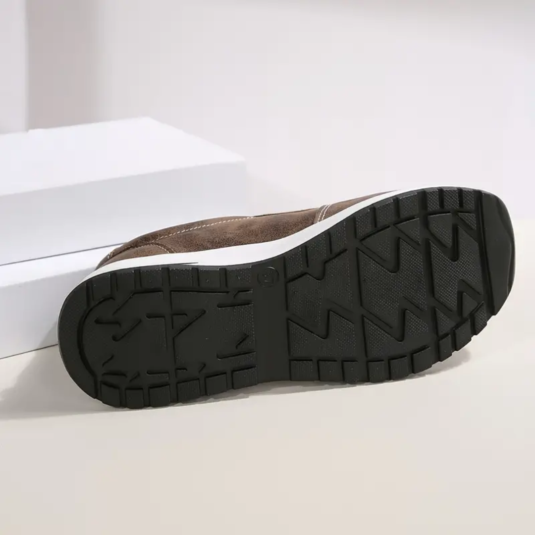 Berta | Women's Dress Sneakers with Side Zipper and Laces