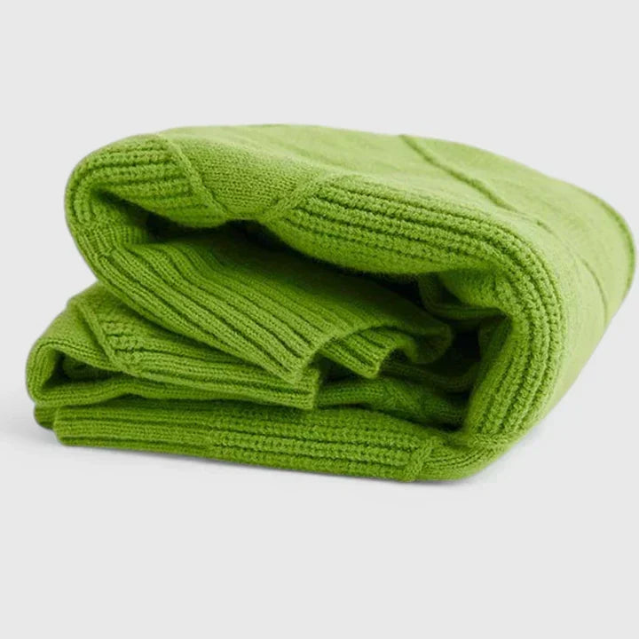 Turtleneck Knit Sweater for Women