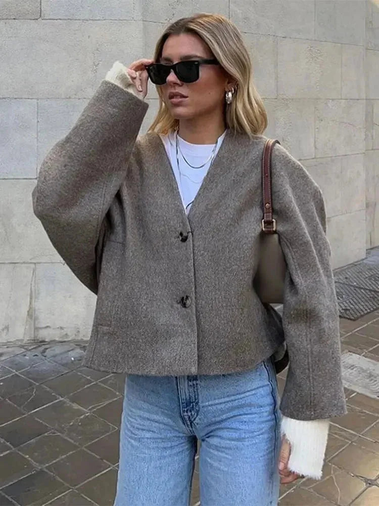 Casual Cardigan for women with buttons and comfortable fit